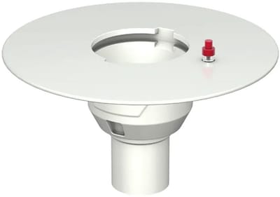 Aco Afvoerlich.360x180mm DN70, 90° m.geëpoxeer. Kl.flens