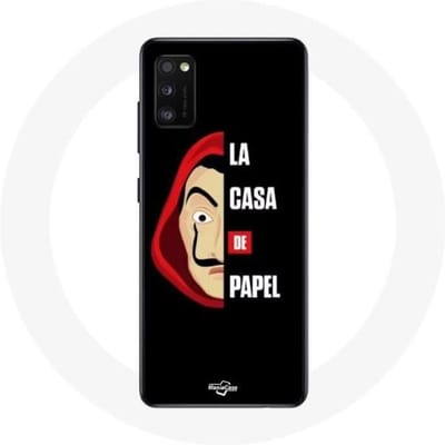 Samsung Galaxy A41 hoesje La casa de papel Logo en masker