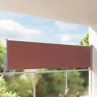 vidaXL - Tuinscherm - uittrekbaar - 100x300 - cm - bruin