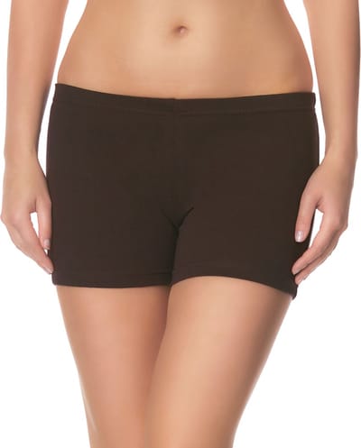 Ladeheid Dames Leggings - Zwangerschapskleding – Kort – Katoen – Bruin28 – 40/42 LA-MA-Shorts-Short