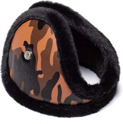 Livano Oorwarmers - Oorverwarmers - Earmuffs - Ear Warmers - Dames - Heren - Volwassenen - Winter - Unisex - Camo Bruin