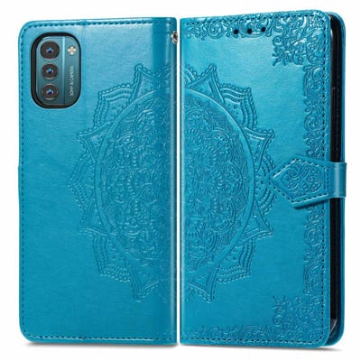 imoshion Hoesje - Geschikt voor Nokia G11 / Nokia G21 - Mandala Bookcase - Turquoise