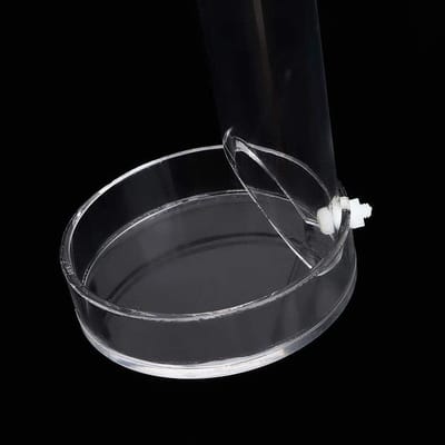 Crystal Shrimp Feeder Tube en Plaat - Aquarium Voedingsbuis voor Garnalen en Vissen