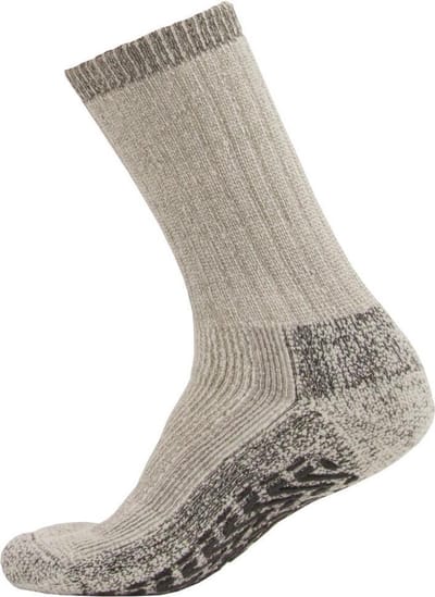 Soga - 2-Pack - Merino Antislip Sokken - Yoga Grip - Heren / Dames - grijs - 46-48 - S4
