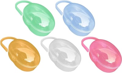 Speen Etui - Fopspeen Houder - Baby Onderweg - Stofvrij en Hygienisch - 5 Stuks - Willekeurige Kleur