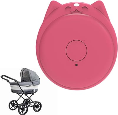 GPS Tracker Huisdieren - Zoekapparaat Anti-verlies - Veiligheid Bewaken - Preventief Alarm - 9 x 7 x 2 cm - Zwart