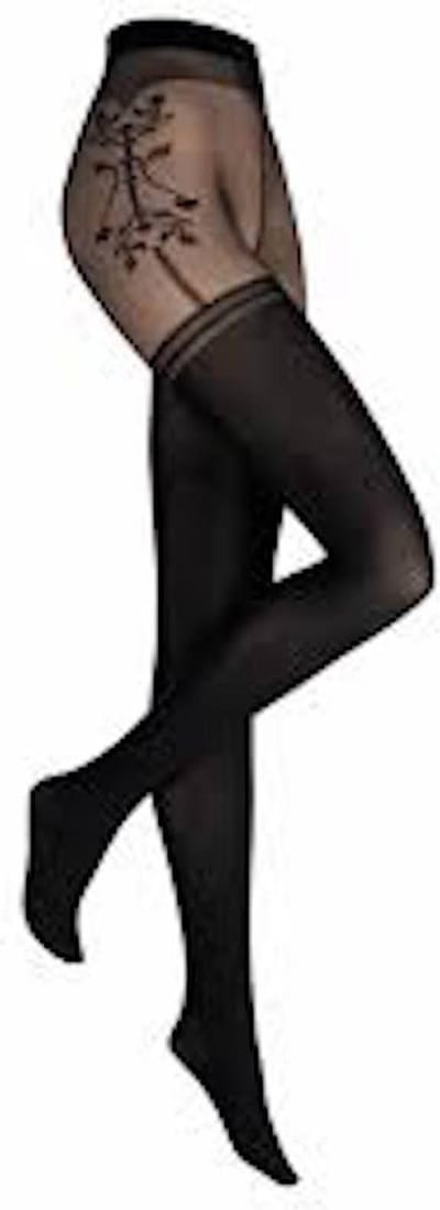 Kunert fantasie panty maat 40/42 zwart
