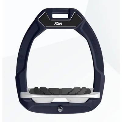 Veiligheidsstijgbeugels Paardrijden Incline Grip Groen/Grijs/Wit Flex-On Safe-On