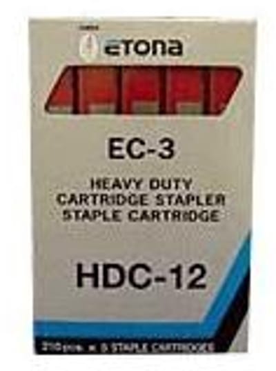 Etona nietjescassette voor EC-3, capaciteit 56 - 80 blad, pak van 5 stuks