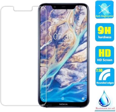 2 Stuks Screenprotector Tempered Glass Glazen Gehard Screen Protector 2.5D 9H (0.3mm) - Geschikt Voor: Nokia 7.1