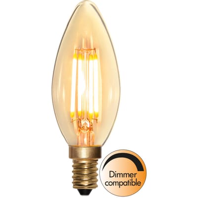 Star Trading LED kaarslamp filament - E14 - 3.2W - Dimbaar - Super Warm Wit <2200K