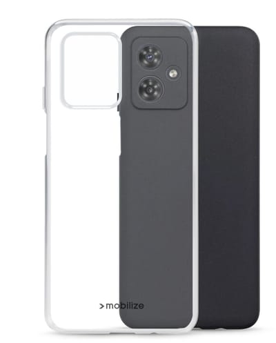 Mobilize Doorzichtig Hoesje geschikt voor Motorola Moto G54 Telefoonhoesje Flexibel TPU | Mobilize Gelly Case Backcover | Doorzichtig Telefoonhoesje Moto G54 | Moto G54 Case | Back Cover - Transparant