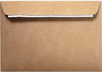 Natuurlijke Bruine Kraft Enveloppen C6 114x162mm 120g voor Kaarten en Uitnodigingen