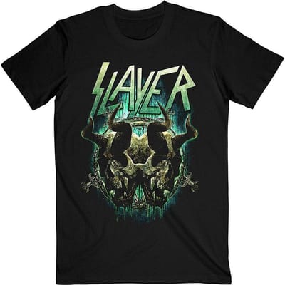 Officieel Metal Band Heren T-Shirt met Dubbel Logo