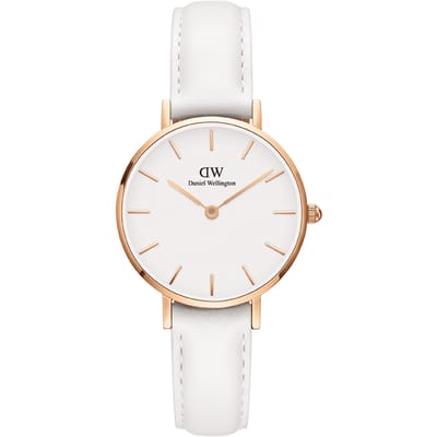 Daniel Wellington Classic Cambridge - Polshorloge - Blauw/wit/rood NATO band