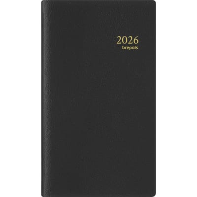Agenda 2027 Brepols Interplan Genova 7dagen/2pagina's spiraal zwart