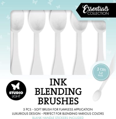Ink blending brushes 3 cm 5 stuks