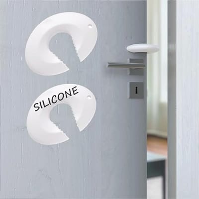 Deurstopper voor Kindveiligheid - Silicónen Deurclips 2 Pack voor Babybescherming
