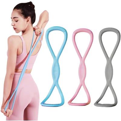 Unyqoos® Set van drie weerstandsbanden voor veelzijdige fitness en krachttraining
