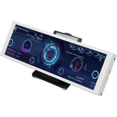 Moniteur de Température PC 7,9 pouces Boîtier Métal IPS CPU GPU SSD Moniteur de Température de Données Panneau pour AIDA64 Carte Pilote Matériel