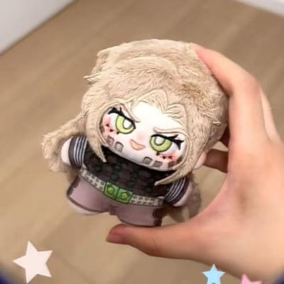 10 cm Anime L'Étrange Aventure de Jojo Jules César Zeppeli Cosplay Mignon Jouet en Peluche Pendentif Kawaii Poupée en Peluche Ornement Cadeaux pour Fans 10cm