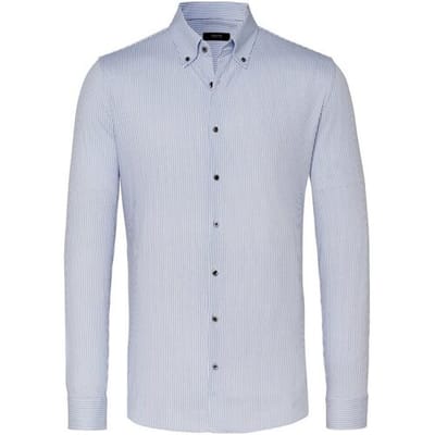 Desoto Luxury Overhemd Luxury Allover Fine Stripes Navy / male