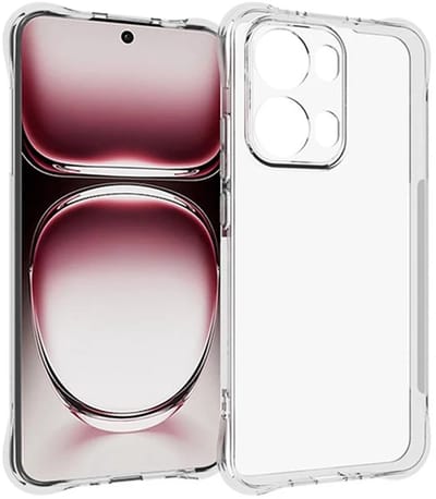 MobyDefend Hoesje - Geschikt voor Oppo Reno13 Pro - Transparante Shockproof TPU Backcover - Verstevigde Hoeken - Volledig Doorzichtig