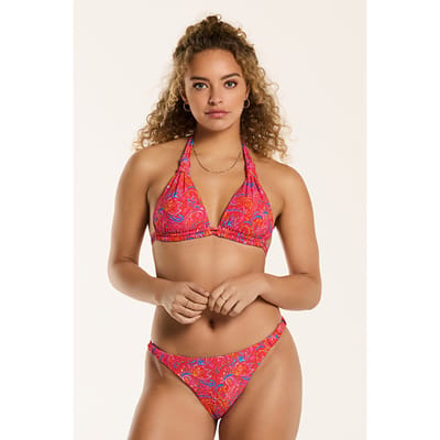 Shiwi Ladies Bibi Bikini Set Coloured Paisley Rio Red Paisley Size: 34 | Bikinis Outlet | Dames | Rood