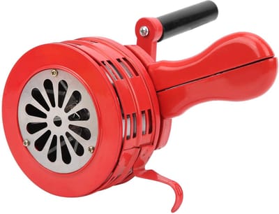 Hand Crank Alarm - Air Alarm Horn - Handheld Siren Horn - Hand Fire Alarm Warning - Bouw - Geluidsniveau 120DB