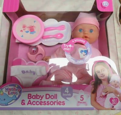 Mother Love - Pop + 5 accessories - Roze - 4 sounds