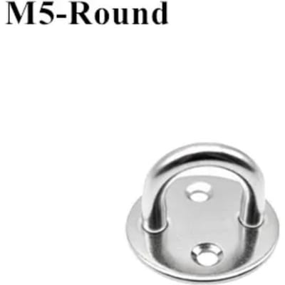 M5/M6/M8 Roestvrij Staal Oogplaat U-vormige Haak Heavy Duty Ophangkit Fitness Accessoires voor Yoga Hangmat Bokszak Draagtas Schommel M5 Round