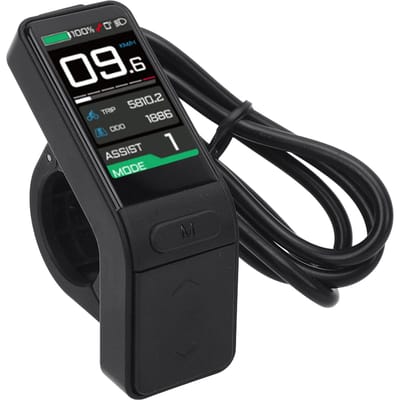 SW102 T LCD-display voor elektrische fietsen met CAN-protocol, waterdicht, geschikt voor M600, M510 en M820 middenmotor. black