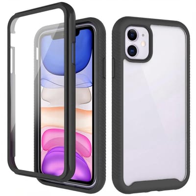 imoshion Hoesje - Geschikt voor Apple iPhone 11 - 360° Full Protective Case - Zwart