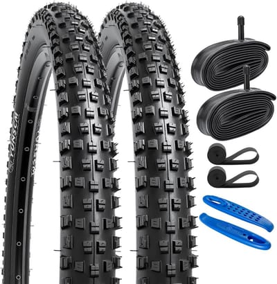 Set van 2 Lekbestendige 27,5 inch Mountainbike Banden - 27.5 x 2.60 Mtb Buitenbanden + Binnenbanden