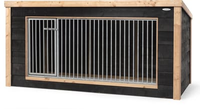 Hondenhok Reno - Hondenhok hout - Hondenhok buiten - Hondenhuis - Hondenkennel - Hondenhok grote honden - Hout in Stijl