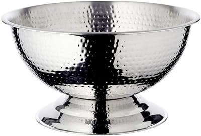Grote Roestvrij Stalen Champagnekoeler (Ø 40 cm) - Elegante Drankkoeler voor Wijn, Champagne en IJsblokjes - Ideaal voor Feestjes en Privégebruik