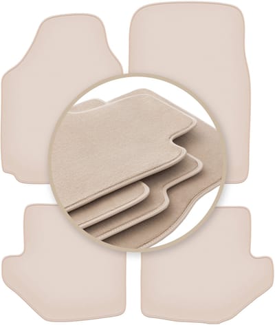 PREMIUM beige matten voor: Toyota RAV4 I SUV 1994-2000