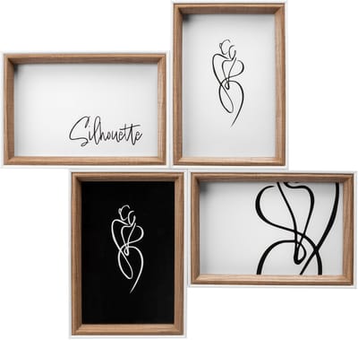 Walther Silhouette - Houten lijst galerij - Fotoformaat 4x10x15 cm - Beuken