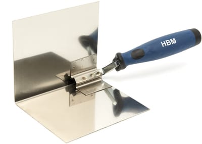Hoekschop - Hoektroffel RVS 120 mm