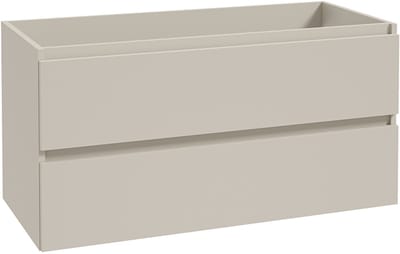 Alvara onderkast 100 cm cashmere – badkamermeubel met soft-close lades