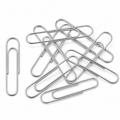 Office Depot - Paperclips - 50 mm - Metaal - 100 stuks