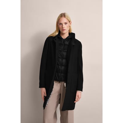 Bugatti Damen Parka met materiaalmix