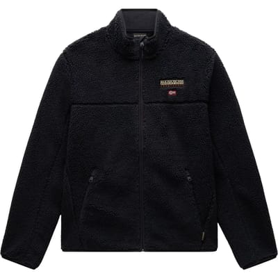 Borg Fleece Jacket Zipup Hoge Hals