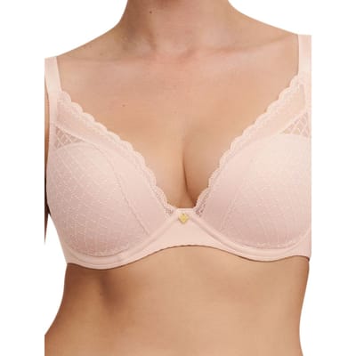 Chantelle - Norah Chic - Plunge T-Shirt Bh - Racerback - SOFT PINK