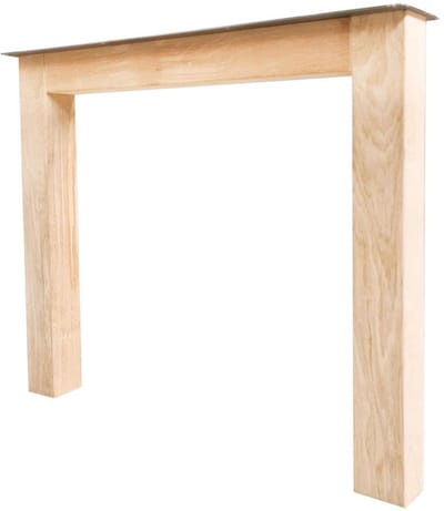 FLE - N-poot massief eikenhout 80 bij 8 cm en hoogte 73 cm (8 x 8 cm)