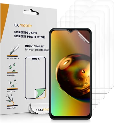 kwmobile 6x screenprotectors geschikt voor Samsung Galaxy M23 5G - beschermende folie voor smartphone