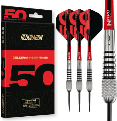 Professionele 80% Tungsten Steeltip Darts Set - Torpedo Vorm - 24 Gram