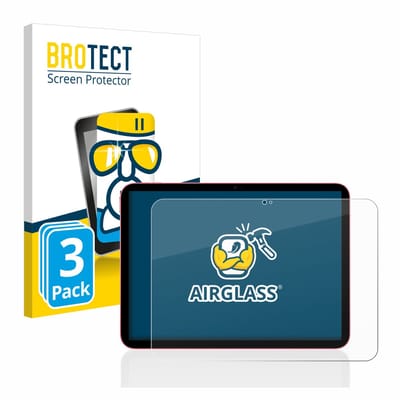 Screenprotector 3 Stuks voor Apple iPad 10.9" WiFi 2022 (10. Gen.) Beschermglas transparant