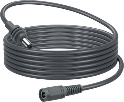 Verlengsnoer DC 5.5mm x 2.1mm Mannelijk naar Vrouwelijk 1 Meter Rechte Hoek Voedingskabel