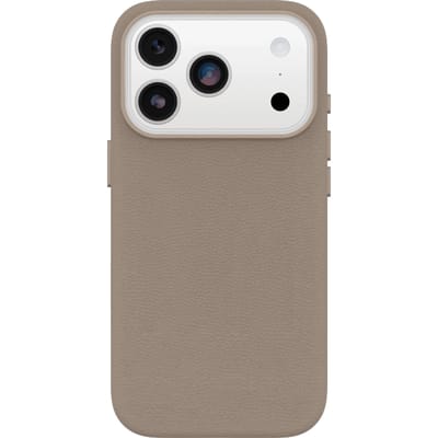 OtterBox Symmetry Cactus Leather Camera Control Apple iPhone 17 Pro Cottonwood Glen - light grey